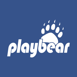 PLAYBEAR by WOOF SHIRT (White Text) T-Shirt