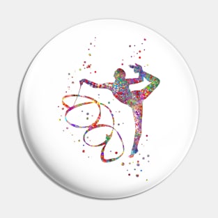 Gymnastics girl Pin