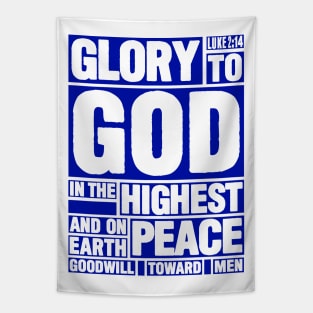 Luke 2:14 Glory to God in the Highest Tapestry