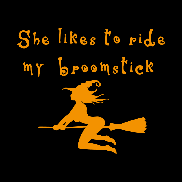 halloween couples She Likes My Broomstick by YOUNESS98