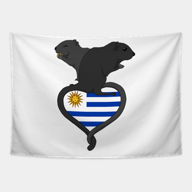 Gerbil Uruguay (dark) Tapestry by RampArt