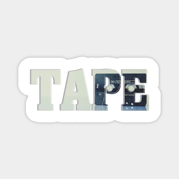 TAPE Magnet by afternoontees