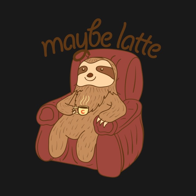 sloth and latte by kangkoeng