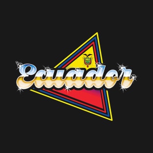 Ecuador 80's Style design T-Shirt