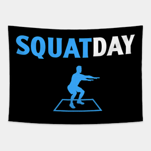 squat day Tapestry