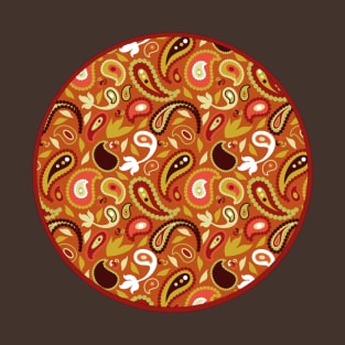 Pumpkin Spice Paisley T-Shirt