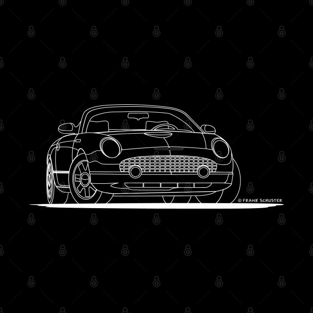 2002-2005 Ford Thunderbird Black Front by PauHanaDesign