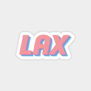 Pastel LAX Magnet