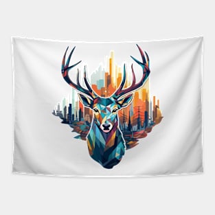 Stag Deer Animal World Wildlife Beauty Discovery Tapestry