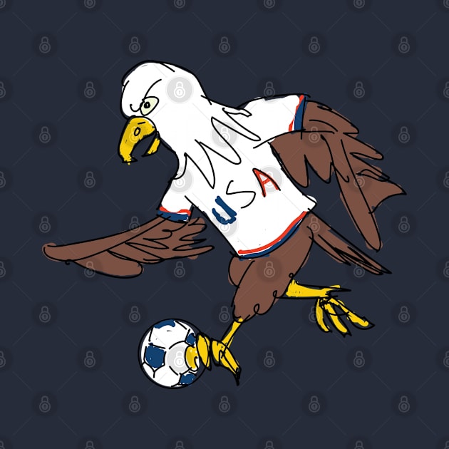 US Soccer Eagle by MAS Design Co