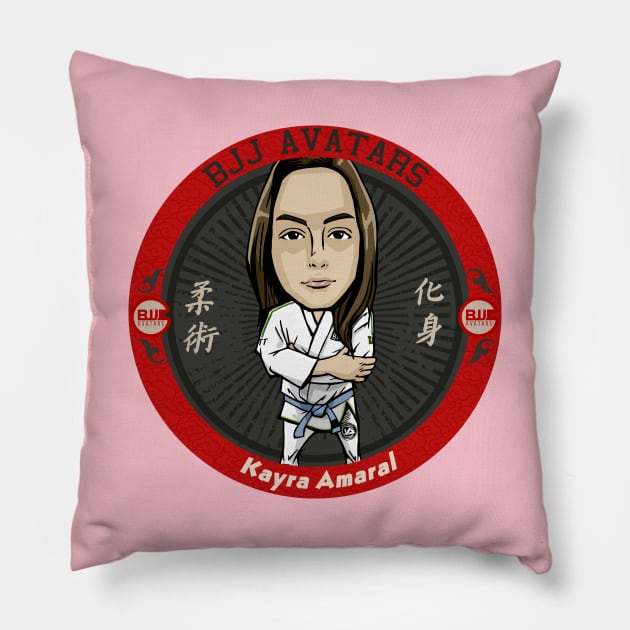 Kayra Amaral Pillow by BJJ AVATARS