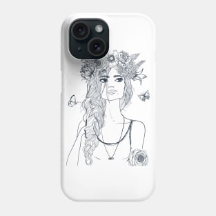 Floral Hair 2 Phone Case