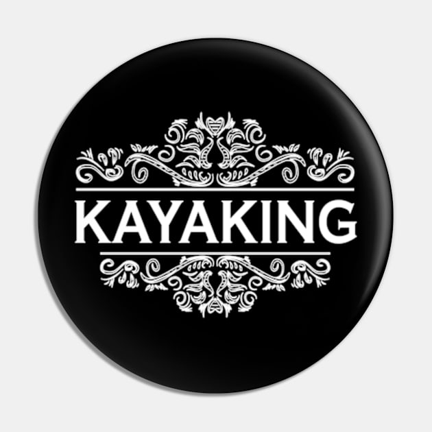 Sports Kayaking Pin by Shop Ovov