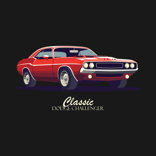 Challenger Classic srt Muscle Car T-Shirt