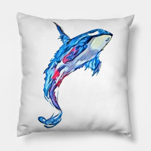 Whale journey Pillow