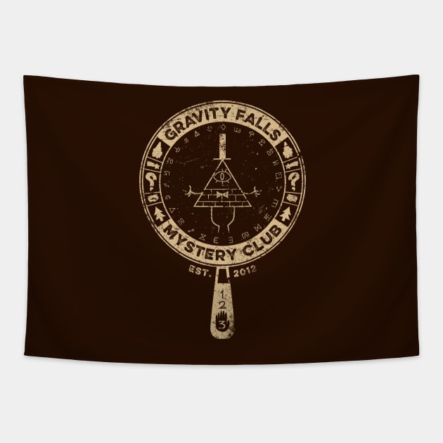 Gravity Falls Mystery Club Tapestry by alecxps