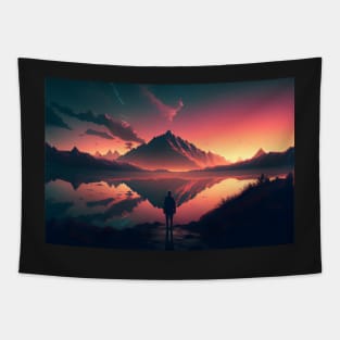 Lost sunsets Tapestry