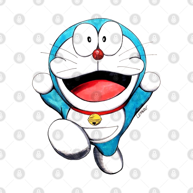 doraemon the cat from the future by jorge_lebeau