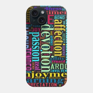 Words of Love #3 Phone Case