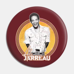 Al Jarreau // Vintage Style Fan Design Pin