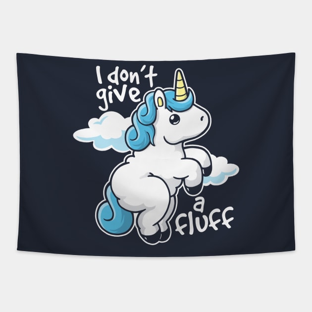 Fluffy unicorn Tapestry by NemiMakeit