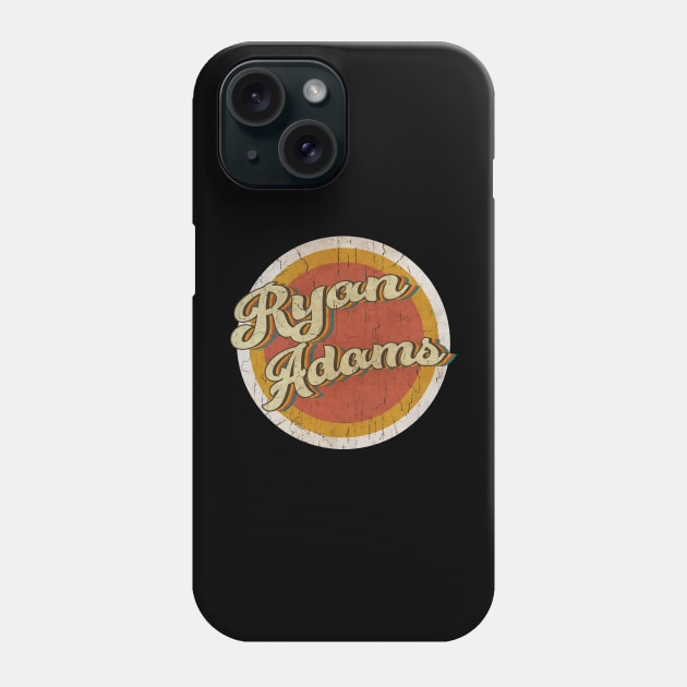 circle vintage Ryan Adams Phone Case by KewanAlasStore