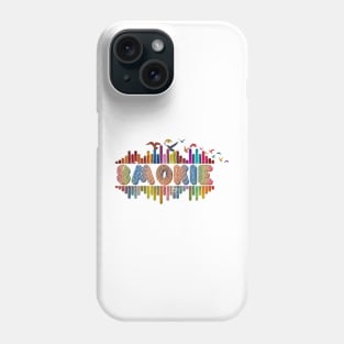 Tone Color Wave With Name-Smokie Phone Case