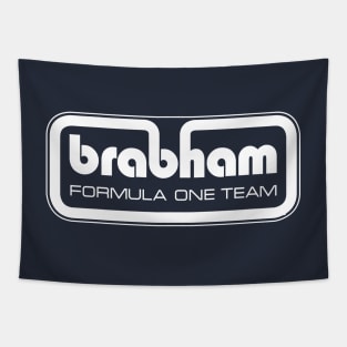 Brabham Formula One Team logo 1973/4 - white print Tapestry