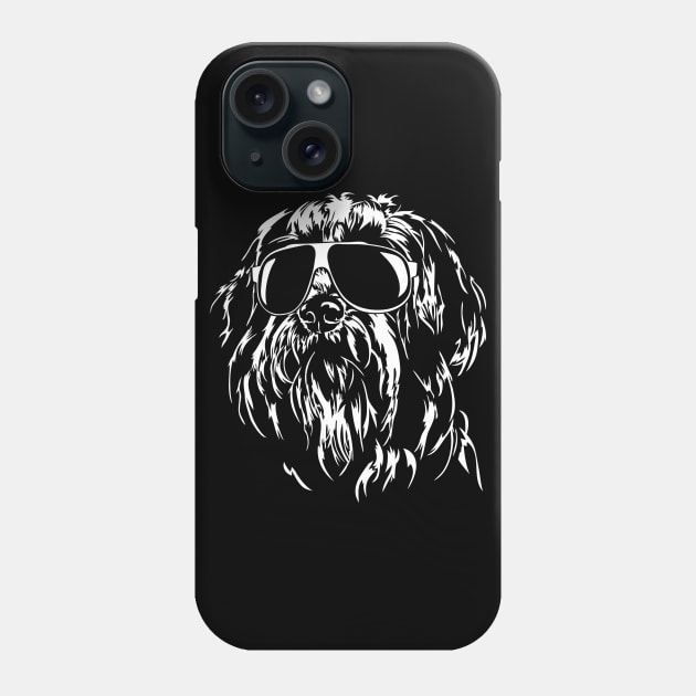 Funny Proud Bearded Collie sunglasses cool dog Phone Case by wilsigns