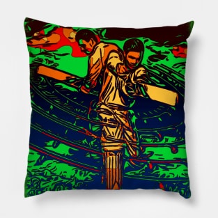 World Cup Cricket Batsman Passion P5 Pillow