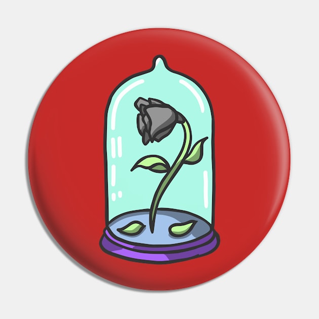 Black rose Pin by il_valley