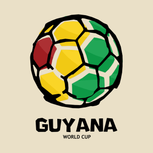 Guyana Football Country Flag T-Shirt