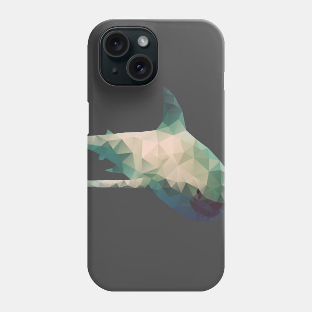 Low poly shark Phone Case by AO01