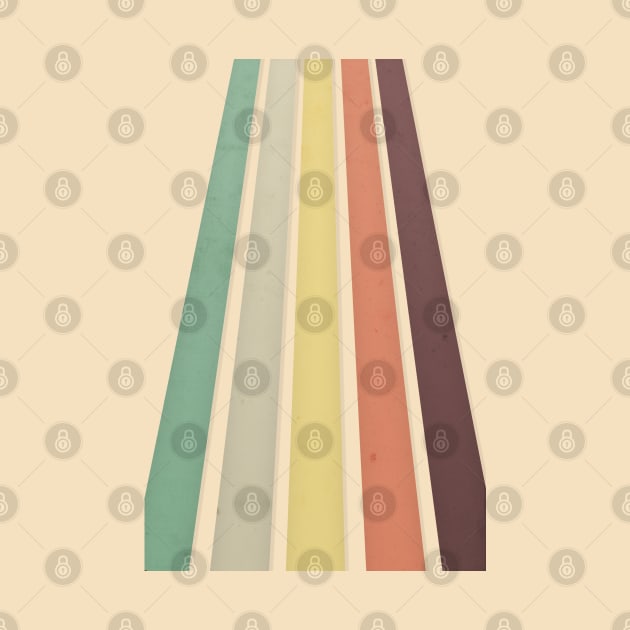 Retro Color Stripes by OurSimpleArts
