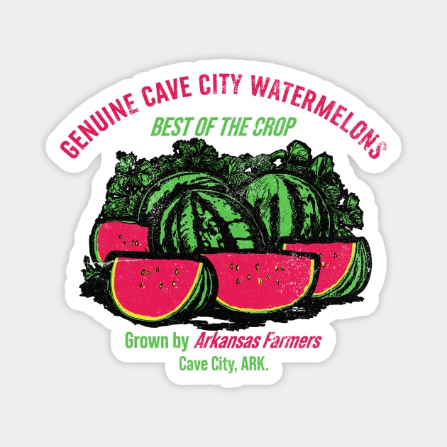 Cave City Watermelons Magnet by rt-shirts
