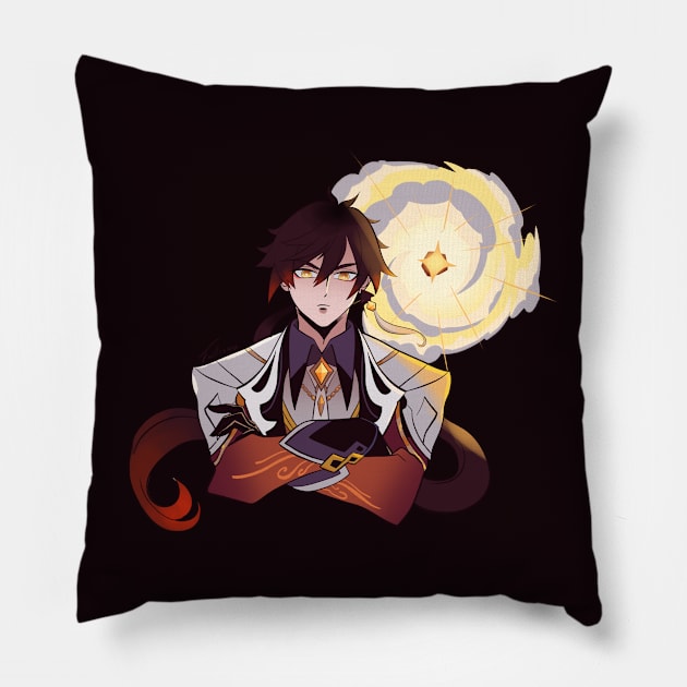 Zhongli Pillow by tallesrodrigues