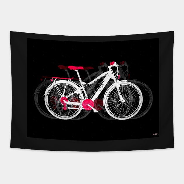 E Bike Tapestry by danieljanda