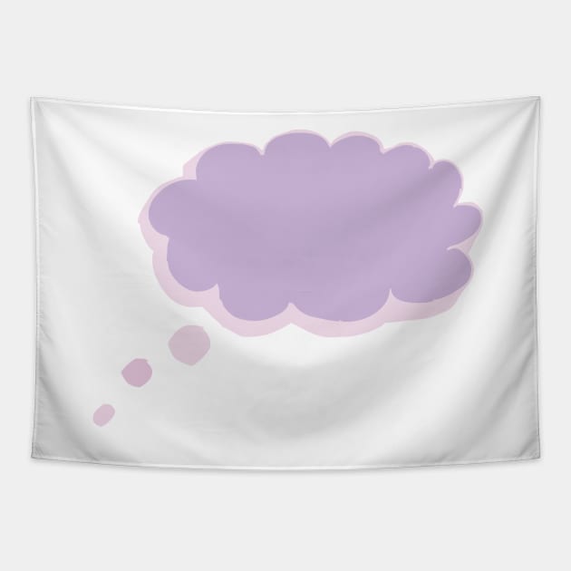 Thought Balloon Tapestry by THP Creative