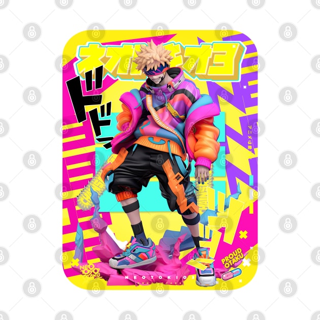 PROUD OTAKU 🟣🟠🟡 SHONEN HERO´S - CHAINSAW BOY 🟡🟠🟣 COLORFUL ANIME FASHION DESIGN by PROUD OTAKU