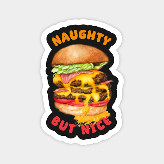 Big Juicy Cheeseburger Magnet by AmandaDilworth