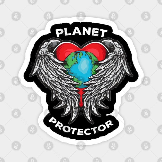 Planet Protector Earth Day Magnet by creative