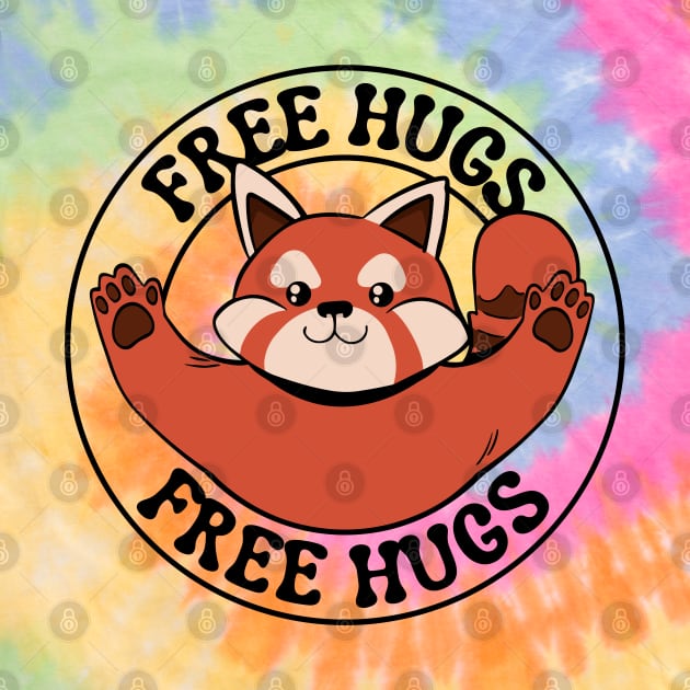 Free Hugs Red Panda by Bruno Pires