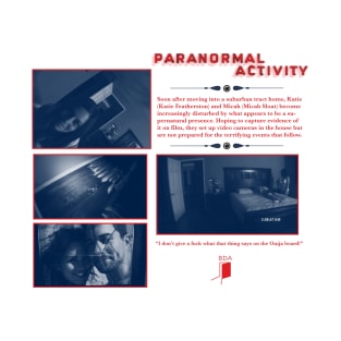 Paranormal Activity Synopsis Design T-Shirt