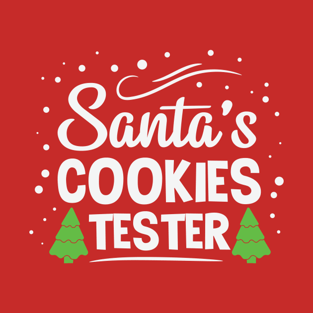 Santa's cookies tester by be yourself. design