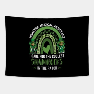 pediatric medical assistant i care for the coolest shamrocks in the patch Tapestry