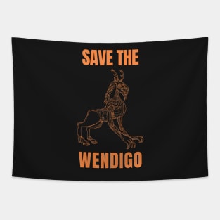 SAVE THE WENDIGO - Horror Fan Tapestry