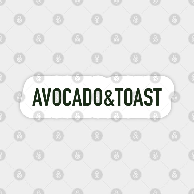 Avocado Toast Magnet by Ineffablexx