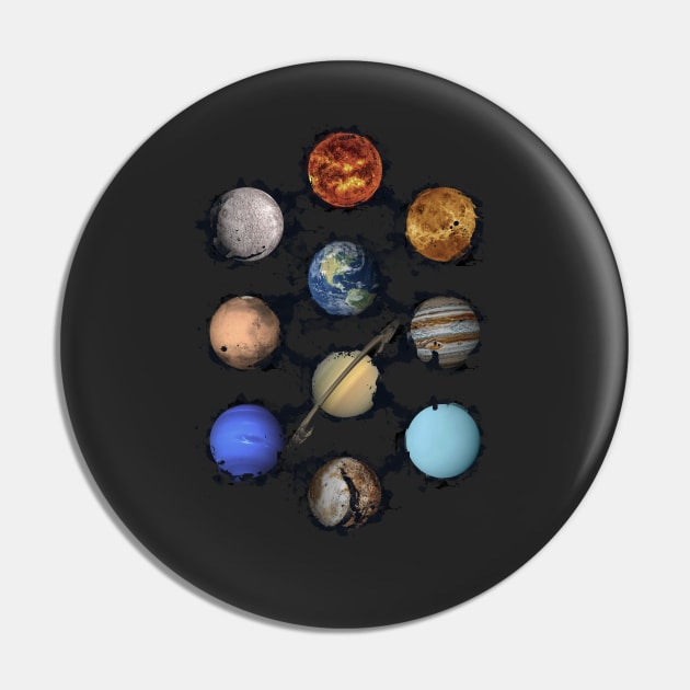 Solar System Pin by Sitchko