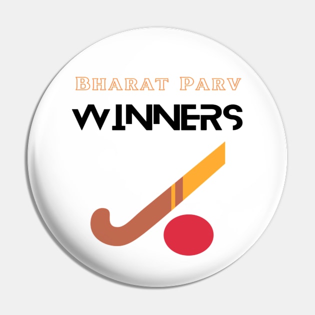 Bharat Parv - Hockey Winners Pin by Bharat Parv