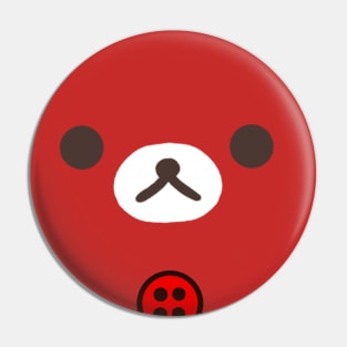 Korilakkuma Face Shirt Pin